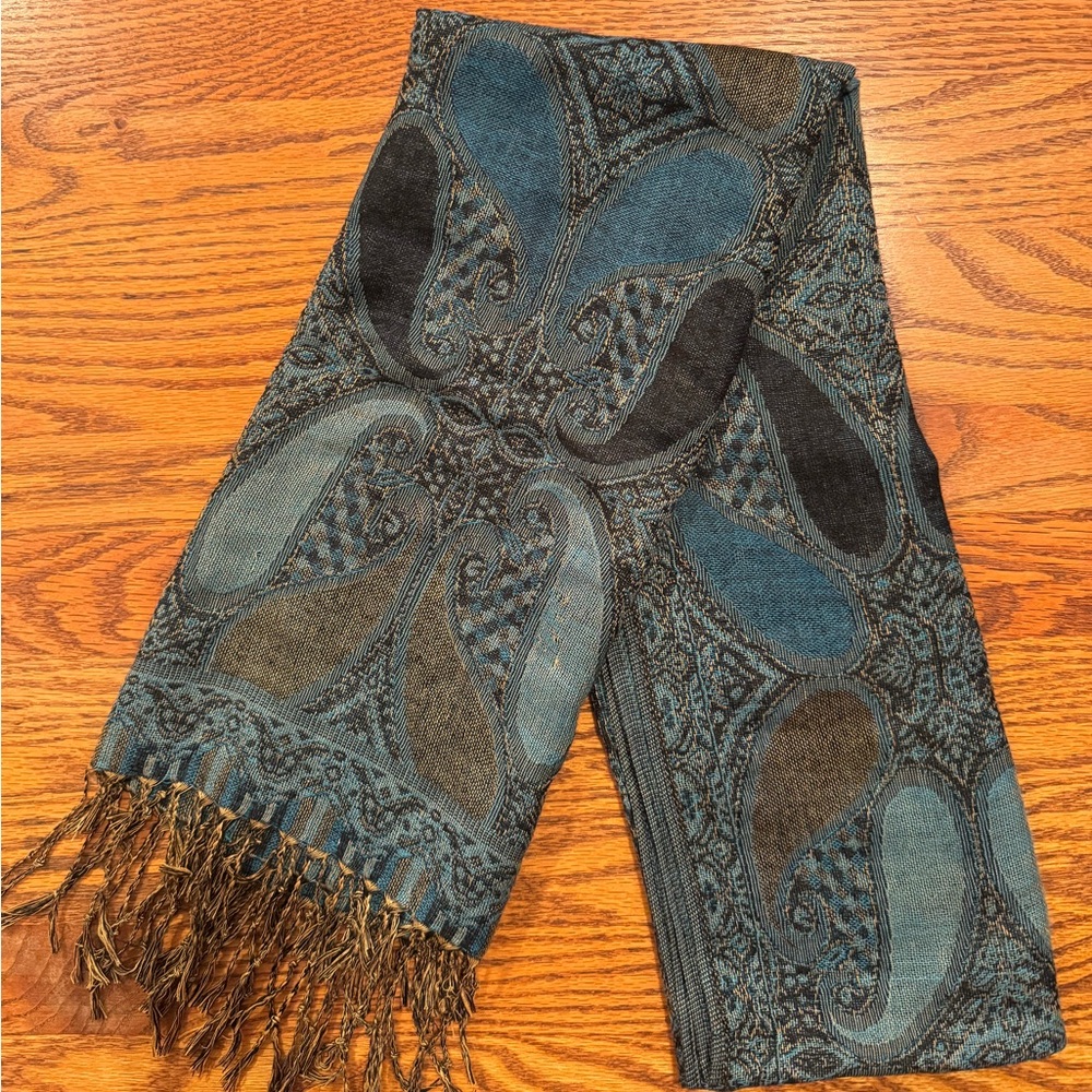 Pashmina and Silk Scarf